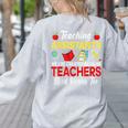 Teaching Assistant Because Teachers Need Heroes Too Cute Women's Sweatshirt Back Print Ash Teaching Assistant Because Teachers Need Heroes Too Cute Women's Sweatshirt Back Print Ash