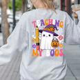 Teaching My Boos Ghost Teacher Cute Pencil Halloween Teacher Women's Sweatshirt Back Print Ash Teaching My Boos Ghost Teacher Cute Pencil Halloween Teacher Women's Sweatshirt Back Print Ash