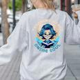 Teaching Heart Anime Soul Teacher Otaku Manga Women's Sweatshirt Back Print Ash Teaching Heart Anime Soul Teacher Otaku Manga Women's Sweatshirt Back Print Ash