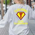Teaching Is My Superpower Fun Elementary Teacher 1st Grade Women's Sweatshirt Back Print Ash Teaching Is My Superpower Fun Elementary Teacher 1st Grade Women's Sweatshirt Back Print Ash