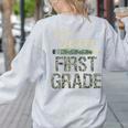 Team First Grade Camo 1st Grade Teacher Camouflage Women's Sweatshirt Back Print Ash Team First Grade Camo 1st Grade Teacher Camouflage Women's Sweatshirt Back Print Ash
