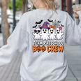 Team Preschool Boo Crew Halloween Teacher Student Costume Women's Sweatshirt Back Print Ash Team Preschool Boo Crew Halloween Teacher Student Costume Women's Sweatshirt Back Print Ash