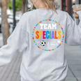 TEAM Specials Teacher TRIBE Squad Back To Primary School Women's Sweatshirt Back Print Ash TEAM Specials Teacher TRIBE Squad Back To Primary School Women's Sweatshirt Back Print Ash