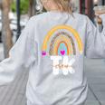 Team TK Transitional Kindergaten TK Crew Squad Teacher Kids Women's Sweatshirt Back Print Ash Team TK Transitional Kindergaten TK Crew Squad Teacher Kids Women's Sweatshirt Back Print Ash