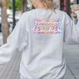 Technology Teacher Student First Day Back To School Tie Dye For Men Women Girls Kids Women's Sweatshirt Back Print Ash Technology Teacher Student First Day Back To School Tie Dye For Men Women Girls Kids Women's Sweatshirt Back Print Ash