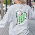 Tell Me About It Speech Pathology Aac Sped Teacher Women's Sweatshirt Back Print Ash Tell Me About It Speech Pathology Aac Sped Teacher Women's Sweatshirt Back Print Ash
