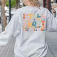 I Tell Young People About Dead People Groovy History Teacher Women's Sweatshirt Back Print Ash I Tell Young People About Dead People Groovy History Teacher Women's Sweatshirt Back Print Ash