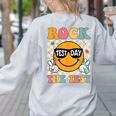 Test Day Rock The Test Teacher Testing Day You Got This Women's Sweatshirt Back Print Ash Test Day Rock The Test Teacher Testing Day You Got This Women's Sweatshirt Back Print Ash