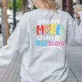 Test Day Teacher Shirt You Are More Than a Test Score Women Women's Sweatshirt Back Print Ash Test Day Teacher Shirt You Are More Than a Test Score Women Women's Sweatshirt Back Print Ash