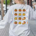 Thanksgiving Order Of Operations Thanksgiving Math Teacher Women's Sweatshirt Back Print Ash Thanksgiving Order Of Operations Thanksgiving Math Teacher Women's Sweatshirt Back Print Ash