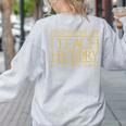 That's What I Do I Teach History And I Know Things Teacher Women's Sweatshirt Back Print Ash