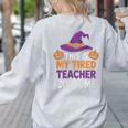 This Is My Tired Teacher Costume Halloween Premium Tri-Blend Women's Sweatshirt Back Print Ash This Is My Tired Teacher Costume Halloween Premium Tri-Blend Women's Sweatshirt Back Print Ash