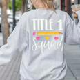 Title 1 Reading Teacher Shirt Women's Sweatshirt Back Print Ash Title 1 Reading Teacher Shirt Women's Sweatshirt Back Print Ash