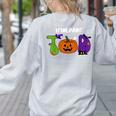 TOD Itinerant Teacher Of The Deaf Halloween ASL Interpreters Women's Sweatshirt Back Print Ash TOD Itinerant Teacher Of The Deaf Halloween ASL Interpreters Women's Sweatshirt Back Print Ash