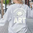 Today’s Good Mood Is Sponsored By Art Teacher Sun Tee Women's Sweatshirt Back Print Ash Today’s Good Mood Is Sponsored By Art Teacher Sun Tee Women's Sweatshirt Back Print Ash