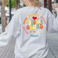 Toddler Squad Pre-K Teacher Pre School Back To School Women's Sweatshirt Back Print Ash Toddler Squad Pre-K Teacher Pre School Back To School Women's Sweatshirt Back Print Ash