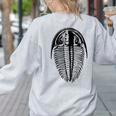 Trilobite Fossil Geology Teacher Student Geologist Women's Sweatshirt Back Print Ash Trilobite Fossil Geology Teacher Student Geologist Women's Sweatshirt Back Print Ash