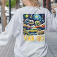Van Go Vanlife Accessories Artist Art Teacher Women's Sweatshirt Back Print Ash Van Go Vanlife Accessories Artist Art Teacher Women's Sweatshirt Back Print Ash