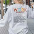 Vintage Work Bestie Definition Teachers Nurses Boss Women Women's Sweatshirt Back Print Ash Vintage Work Bestie Definition Teachers Nurses Boss Women Women's Sweatshirt Back Print Ash