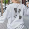 Violin Player Instrument Music Teacher Musical Violinist Women's Sweatshirt Back Print Ash Violin Player Instrument Music Teacher Musical Violinist Women's Sweatshirt Back Print Ash