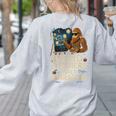 Weird Teachers Build Character Van Bigfoot Art Women's Sweatshirt Back Print Ash Weird Teachers Build Character Van Bigfoot Art Women's Sweatshirt Back Print Ash
