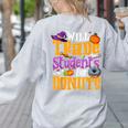 Will Trade Students For Donuts Halloween Teacher Women's Sweatshirt Back Print Ash Will Trade Students For Donuts Halloween Teacher Women's Sweatshirt Back Print Ash
