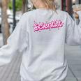 Women Retro Pink Scientist Science Teacher Back To School Women's Sweatshirt Back Print Ash Women Retro Pink Scientist Science Teacher Back To School Women's Sweatshirt Back Print Ash