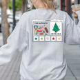 I Am Working For Christmas Break Special Education Teacher Women's Sweatshirt Back Print Ash