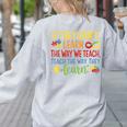 If They Can't Learn The Way We Teach Special Ed Teacher Women's Sweatshirt Back Print Ash If They Can't Learn The Way We Teach Special Ed Teacher Women's Sweatshirt Back Print Ash