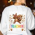 100 Days Of Driving My Teacher Nuts Dabbing Squirrel School Women's Sweatshirt Back Print White 100 Days Of Driving My Teacher Nuts Dabbing Squirrel School Women's Sweatshirt Back Print White