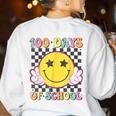 100th Day Of School Teacher Kids 100 Days Of School Women's Sweatshirt Back Print White 100th Day Of School Teacher Kids 100 Days Of School Women's Sweatshirt Back Print White