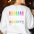 1st Grade Squad Back To School First Grade Teacher Boy Girl Women's Sweatshirt Back Print White 1st Grade Squad Back To School First Grade Teacher Boy Girl Women's Sweatshirt Back Print White
