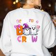 3rd Grade Boo Crew Third Grade Halloween Costume Teacher Kid Women's Sweatshirt Back Print White 3rd Grade Boo Crew Third Grade Halloween Costume Teacher Kid Women's Sweatshirt Back Print White