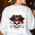 3rd Grade Pirate Crew Halloween Costume Student Teacher Women's Sweatshirt Back Print White 3rd Grade Pirate Crew Halloween Costume Student Teacher Women's Sweatshirt Back Print White
