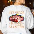 4th Grade Ringmaster Shirt 4th Grade Teacher Shirts Teacher Men Women Kids Women's Sweatshirt Back Print White
