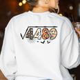 6 7 Square Root Of 4489 Slang Math Teacher Halloween Women's Sweatshirt Back Print White 6 7 Square Root Of 4489 Slang Math Teacher Halloween Women's Sweatshirt Back Print White