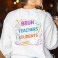 6 Out Of 7 Teachers Think 67 Of Students Overuse 67 Meme Women's Sweatshirt Back Print White 6 Out Of 7 Teachers Think 67 Of Students Overuse 67 Meme Women's Sweatshirt Back Print White