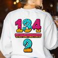 67 Ice Cream Drip Meme Division Math Teacher Gen Alpha Slang Women's Sweatshirt Back Print White 67 Ice Cream Drip Meme Division Math Teacher Gen Alpha Slang Women's Sweatshirt Back Print White
