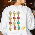 67 Ice Cream Drip Meme Order Of Operations Math Teacher Women's Sweatshirt Back Print White 67 Ice Cream Drip Meme Order Of Operations Math Teacher Women's Sweatshirt Back Print White