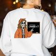 67 Math Teacher Skeleton Halloween Root 4489 Messy Bun Women Women's Sweatshirt Back Print White 67 Math Teacher Skeleton Halloween Root 4489 Messy Bun Women Women's Sweatshirt Back Print White