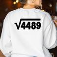 67 Meme Square Root 4489 Six Seven Slang Math Teacher Women's Sweatshirt Back Print White 67 Meme Square Root 4489 Six Seven Slang Math Teacher Women's Sweatshirt Back Print White
