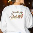 67 Meme Square Root 4489 Slang Math Teacher Christmas Women's Sweatshirt Back Print White 67 Meme Square Root 4489 Slang Math Teacher Christmas Women's Sweatshirt Back Print White