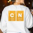 67 Meme Teacher Science Periodic Table Retro Vintage Women's Sweatshirt Back Print White 67 Meme Teacher Science Periodic Table Retro Vintage Women's Sweatshirt Back Print White