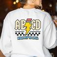 ABCD Highway To Spell Pencil Teacher & Student Font Me Women's Sweatshirt Back Print White ABCD Highway To Spell Pencil Teacher & Student Font Me Women's Sweatshirt Back Print White