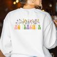 AG Teacher Future Farmer Agriculture Teacher Men Women Women's Sweatshirt Back Print White AG Teacher Future Farmer Agriculture Teacher Men Women Women's Sweatshirt Back Print White