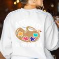 Art Is My Superpower Art Teacher Artist Painter Painting Women's Sweatshirt Back Print White