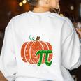 I Ate Some Pumpkin Pi Pie Math Teacher Halloween For Men Women Kids Women's Sweatshirt Back Print White I Ate Some Pumpkin Pi Pie Math Teacher Halloween For Men Women Kids Women's Sweatshirt Back Print White
