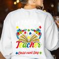 Autism Awareness Teacher Shirts It Takes A Special Teacher Women's Sweatshirt Back Print White Autism Awareness Teacher Shirts It Takes A Special Teacher Women's Sweatshirt Back Print White