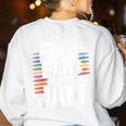 Back To School Teacher Flair Pens Are My Jam Women's Sweatshirt Back Print White Back To School Teacher Flair Pens Are My Jam Women's Sweatshirt Back Print White