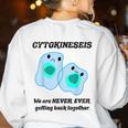 Biology T Shirts Science Biology Teacher Idea Women's Sweatshirt Back Print White